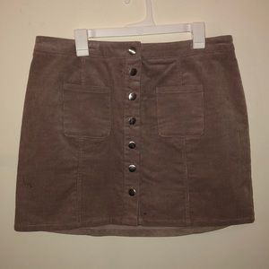 Mauve Charlotte Russe Jean skirt